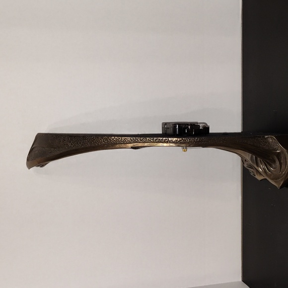 🔔 Last Chance 8/24/25 DeleteHeavy Clock Trippy Melting Clock bronze finish - Picture 4 of 7